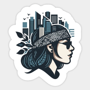 Urban Girl Sticker